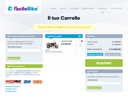 FacileBike - website