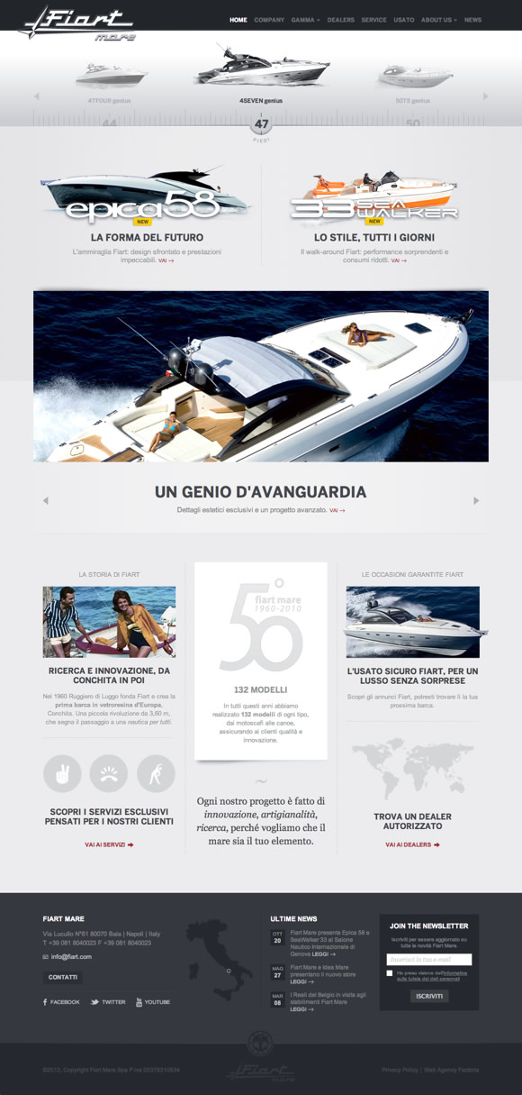 Fiart Mare - Yacht di lusso website