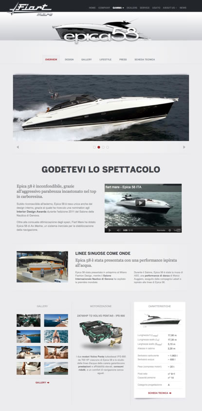 Fiart Mare - Yacht di lusso website