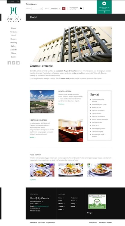 Hotel Jolly  website