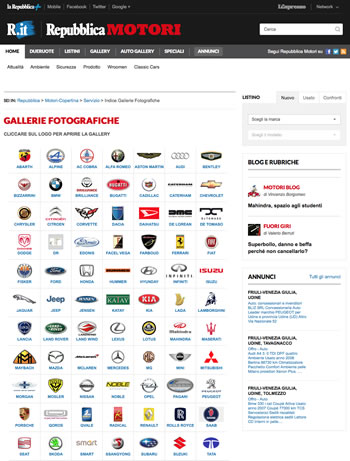 La Repubblica Motori - website