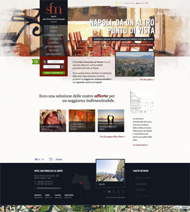 Web design per Hotel San Francesco al Monte