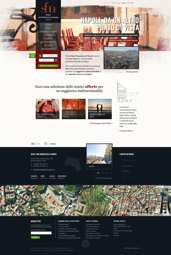 Hotel San Francesco al Monte website